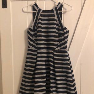 Blue Striped Dress
